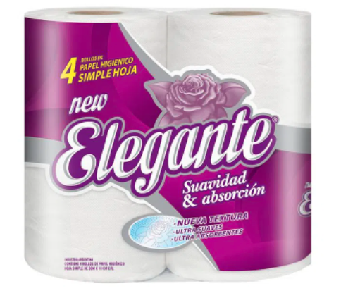 Higiénico New Elegante 30mt x4